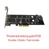 New M.2 NVMe SSD to PCIe Adapter & NGFF (B+M Key) SSD to SATA Expansion Card