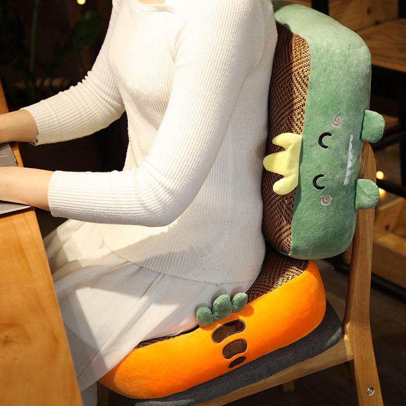 Pergola Seat Cushion Butt Cushion Four Seasons Chair Floor Office Sedentary Artifact Butt Cushion Breathable Summer