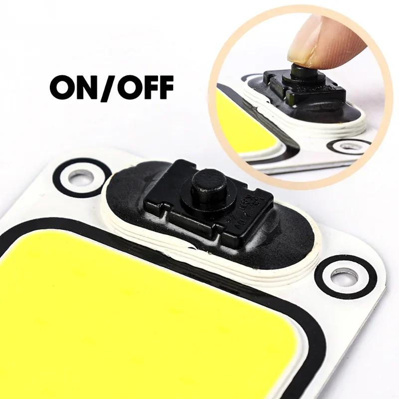 12-24V COB Car Reading Light LED Night Lights with On/off Universal Car Truck Dome Interior High Brightness Cab Roof Panel Lamp