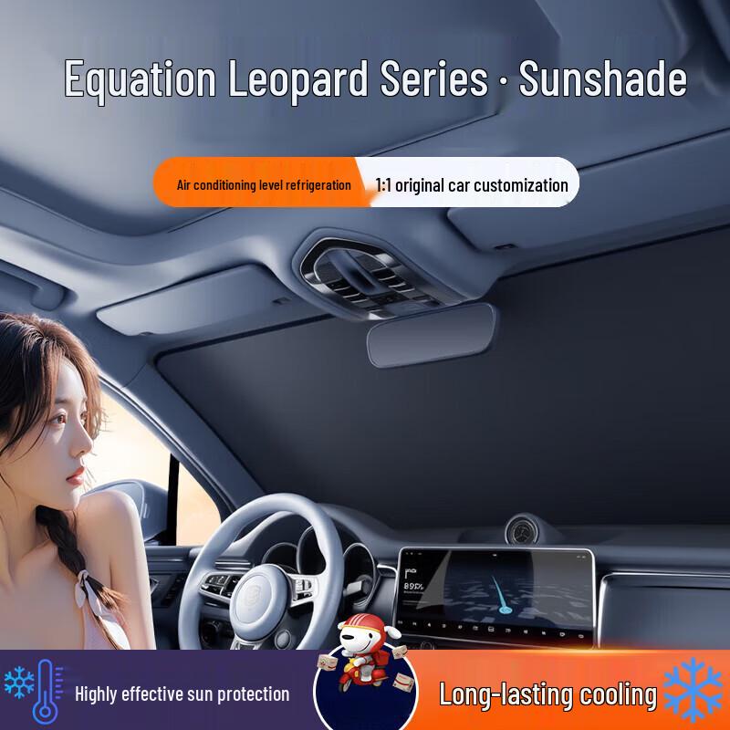 Car Windshield Sunshade: Protects & Moisturizes Interior, Shields Dashboard, Ensures Privacy. Ideal for Summer Use.