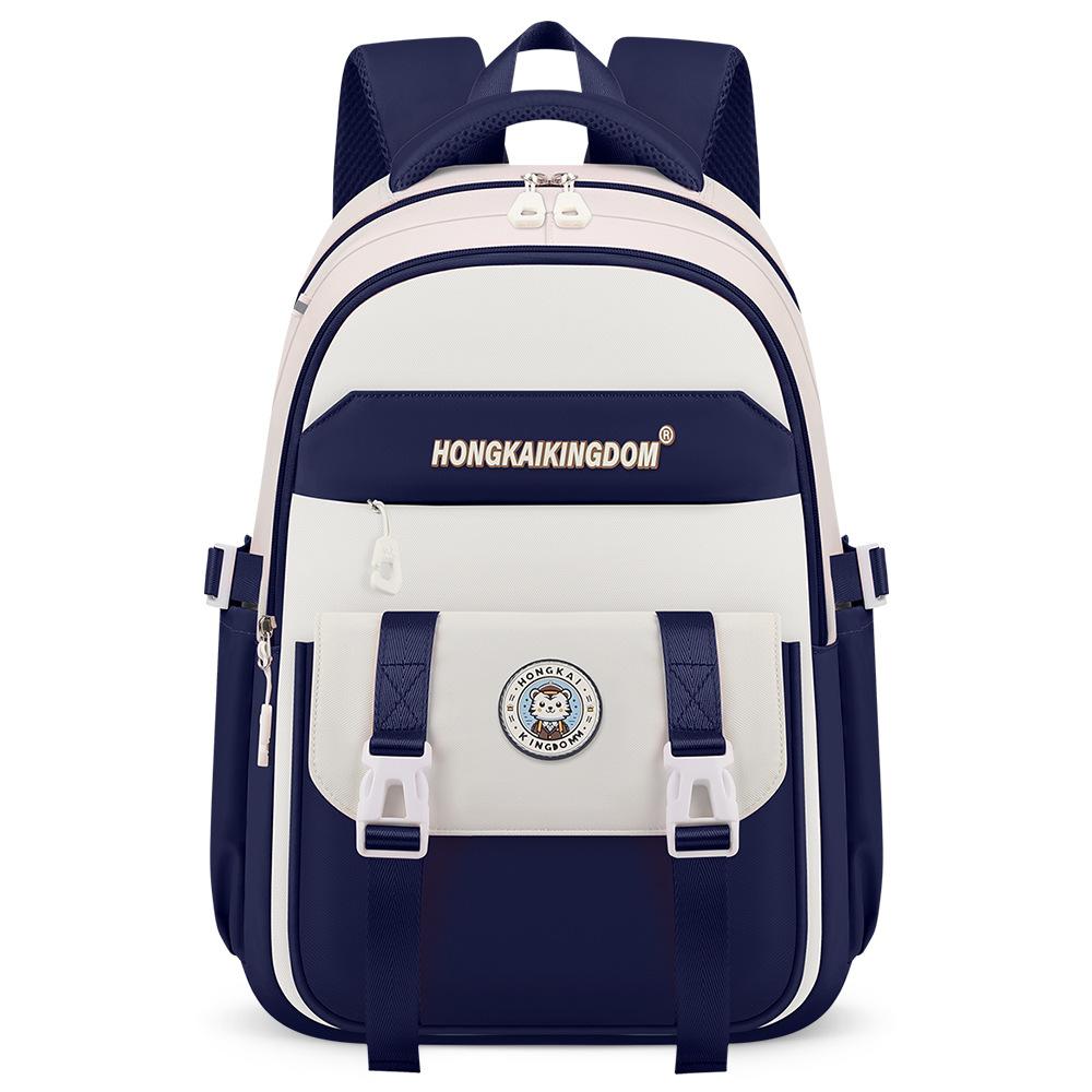 New schoolbag Ultra-light burden reduction, primary and secondary school student schoolbag, men's and women's large-capacity backpack backpack