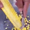 Descascador de milho profissional de aço inoxidável, ferramenta de cozinha, removedor de grãos de milho, descascador, cortador de espigas de milho multifuncional de fácil utilização para cozinhar em casa