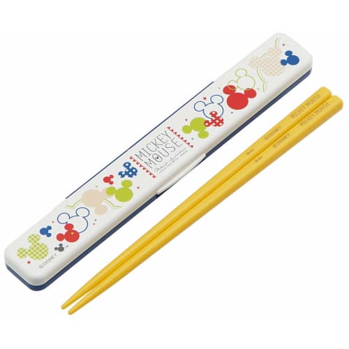 

Skater Chopsticks and Chopstick Case Set, 18cm, Mickey Mouse, Colorful Pop, Disney, Made in Japan, ABC3