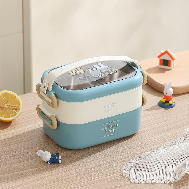 

ZISIZ 304 Stainless Steel Double-Layer Lunch Box