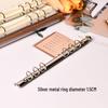 A5 Metal Binder with Removable Rings for Students and Office Use