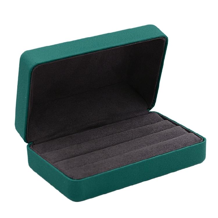Elegant Rings Display Box for Secure and Neat Storage Case Craft from Quality Composite Materials with Soft Interior