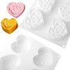 Nonstick Chocolate Mold Rose Silicone Cake Mold Gift Mousse Cake Mold  Valentine's Day