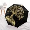 Enchanted Tree of Knowledge: A Magical Book Cover DesignUmbrella, Portable 3-Fold Umbrella for Men & Women,Christmas Gift ES85