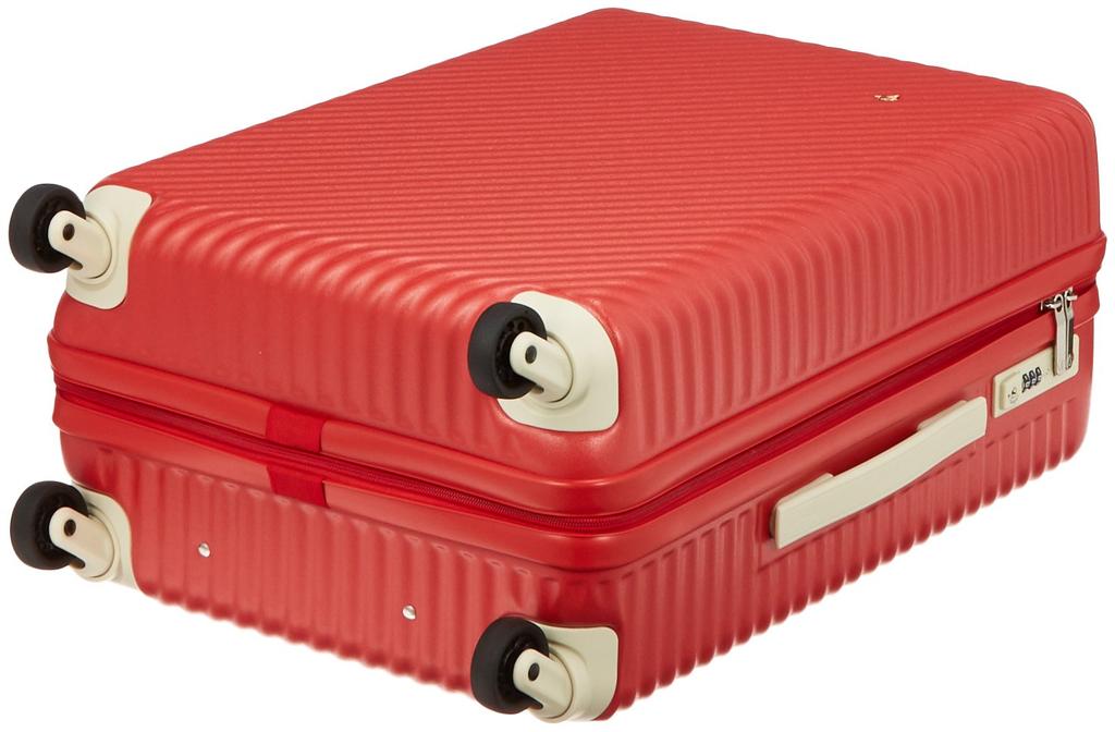 Hunt Mine Suitcase, 47L, 3.5kg Capacity, with Caster Stoppers, 61cm, 47L, 3.5kg Capacity, 05748 10, Anemone Red