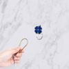 Fourleaf  External Bag Hook, Foldable Portable Hook Solid Color Leather Table Side Bag Hook Handbag Bag Hook