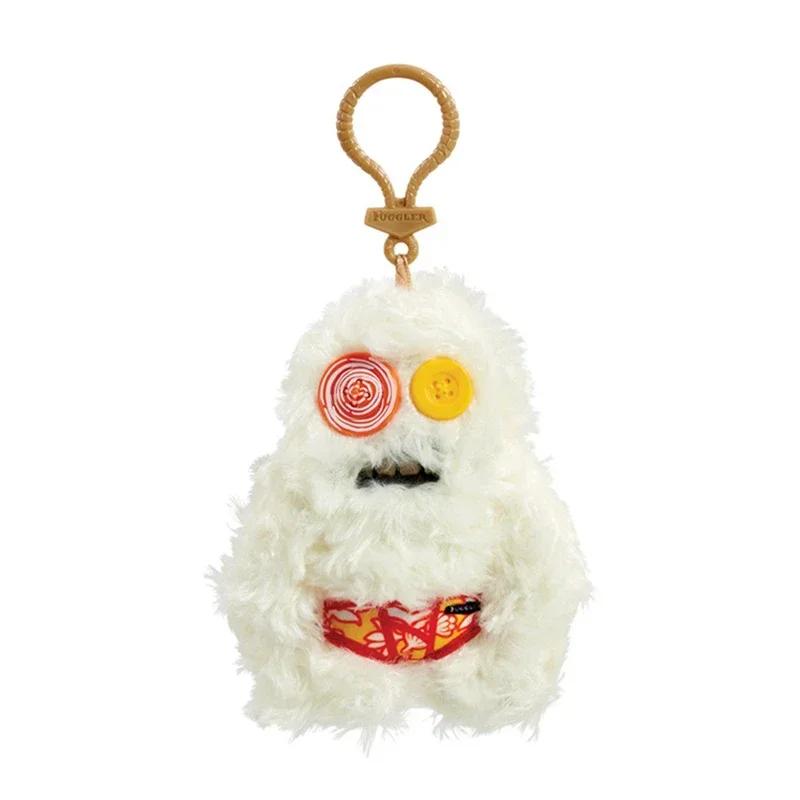 Fuggler Keychain Series 5 Funny Fugg Ugly Monster Plush Toys Cartoon Backpack Pendant Dolls Stuffed Peluche Gifts 10-11CM