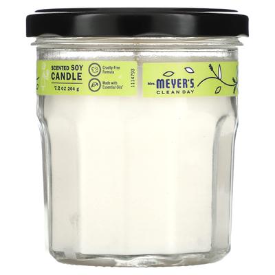Mrs. Meyers Clean Day Vonná sójová svíčka, vůně citronové verbeny, 204 g(7.2Oz)