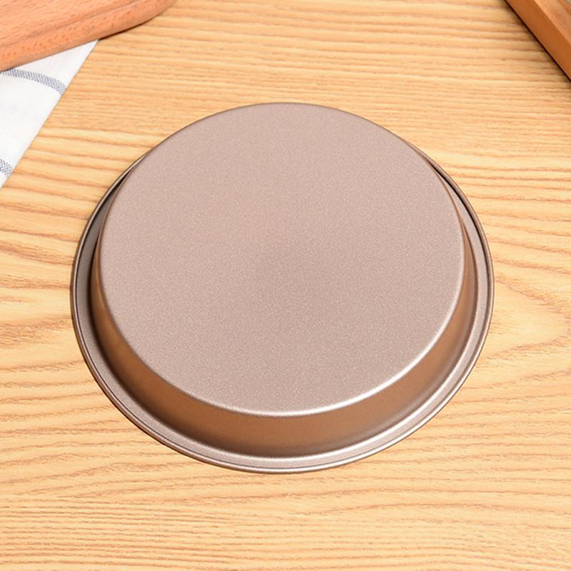 5/6/7/8/9/10 Inches Round Pizza Baking Pan Carbon Steel Nonstick Oven Plate Bakeware Cake Pastry Dish Pies Plate Kitchen Tools