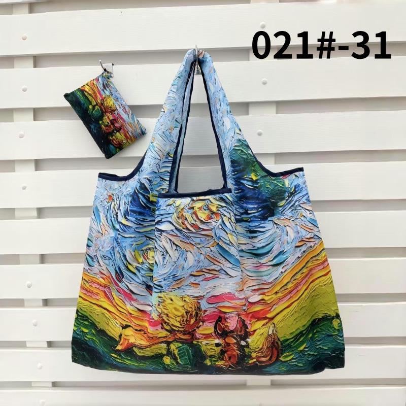 Eco-friendly Foldable Large Capacity Shoulder Tote for Groceries