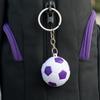 Keychain Pendant Metal Buckle Chain Key Chain Football Shape Football Fans Backpack