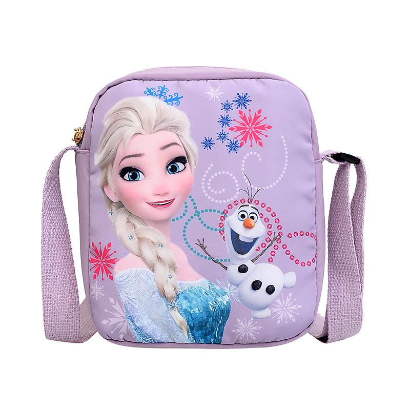

Disney Princess Crossbody Bag Frozen Elsa Sofia Cartoon Shoulder Bag Girls Casual Fashion Outdoor Handbag Birthday Gift