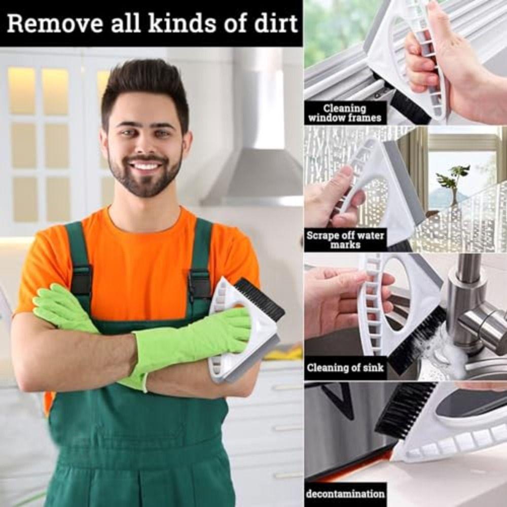 Triangle Shape Multi-function Brush Multi-Functional Triangle Cleaning Brush  Household Cleaning