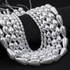 1 Strand Multisize Water Drop Shape Pearl Beads White Loose Spacer Glass Beads For DIY Charms Bracelet Necklace Jewery Accessory