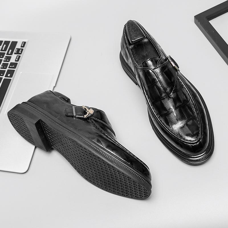 FashionClassic Brand Men's Genuine Leather Shoes Pointed Men's Formal Shoes Casual Business Shoes British Style Men's Wedding Shoes