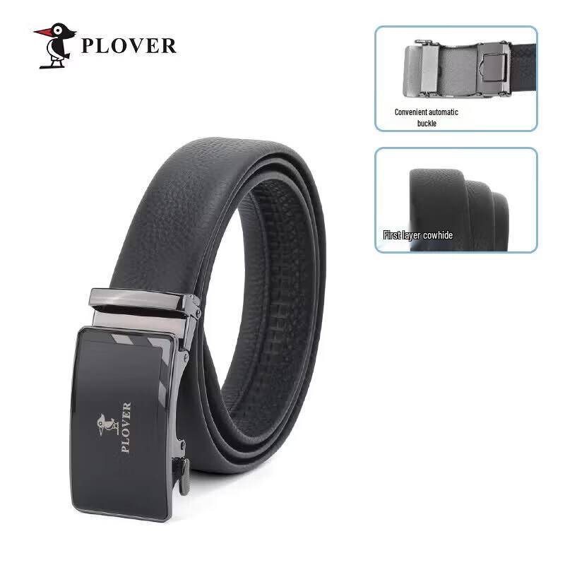 PLOVER Men s Automatic Buckle Leather Belt