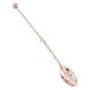 Beaded Coffee Spoon For Dessert And Beverage Long Handle Metal Spoon For Deep Cups DIY Art Design Kitchen Tool
