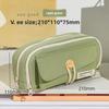 Canvas Pencil Case For Girls With Large Capacity And Simple Design For School And Stationery Storage