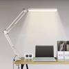 3 Lighting Modes LED Desk Lamp with Clamp Dimmable Swing Arm Desk Lamp Folding Clip on Light  Study