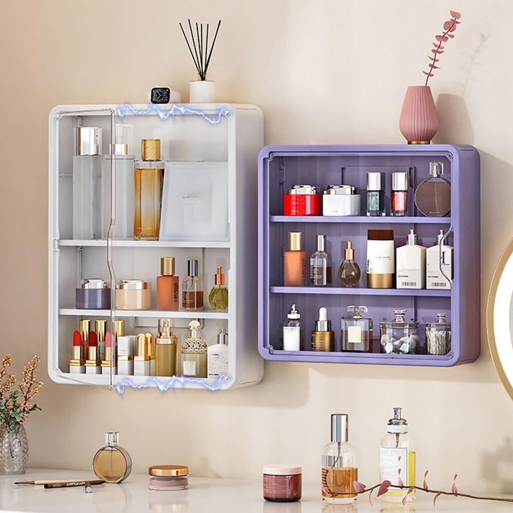 Large Capacity Cosmetic Display Cases Waterproof Beauty Storage Box New Makeup Organizer  Bathroom