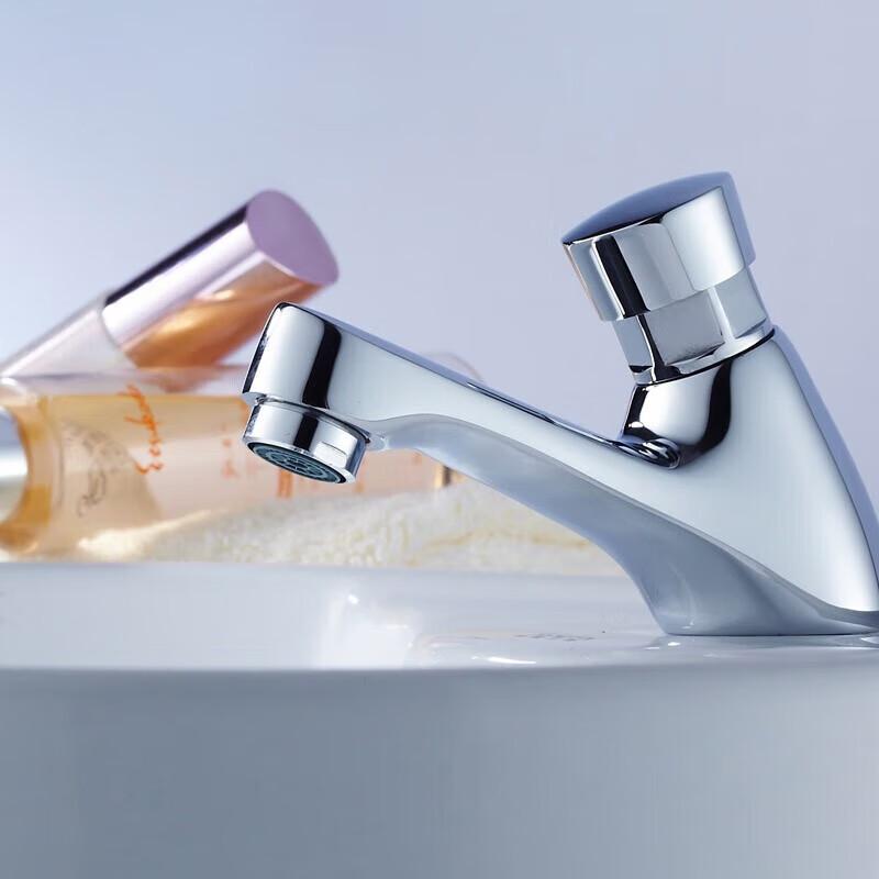 Jinghewen Full Copper Press-Type Basin Faucet