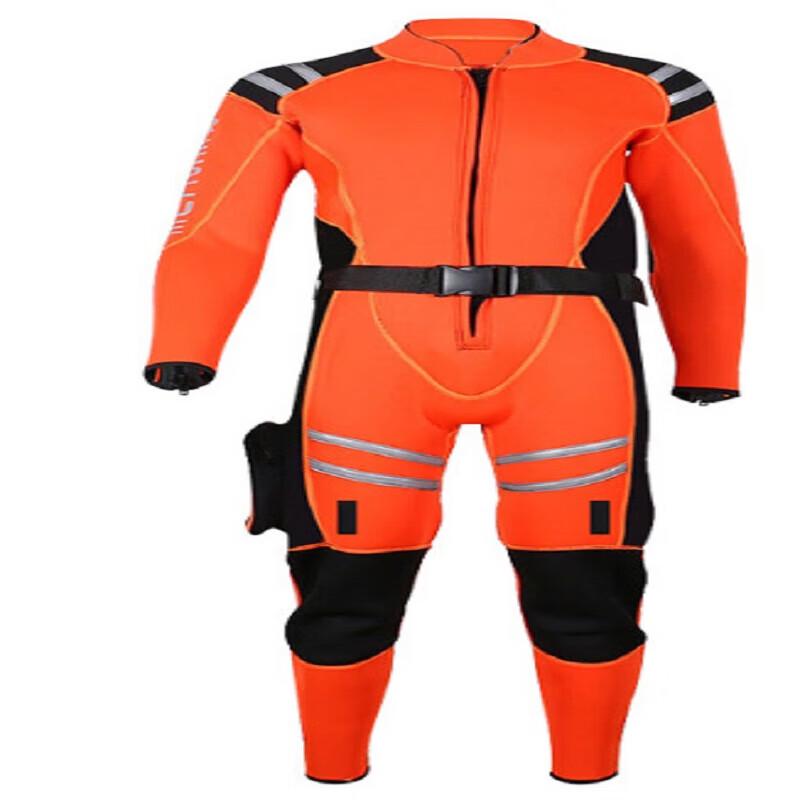 Fire Rescue Wet Suit with Life Vest and Throw Rope Bag Universal