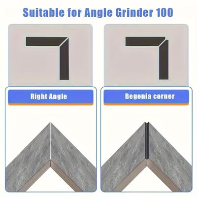 Angle Grinder Stand for Tiles 45° Chamfer Cutting.Stainless Steel Beveler.Angle Grinding Fixed Holder.Ceramic Cutting Bracket