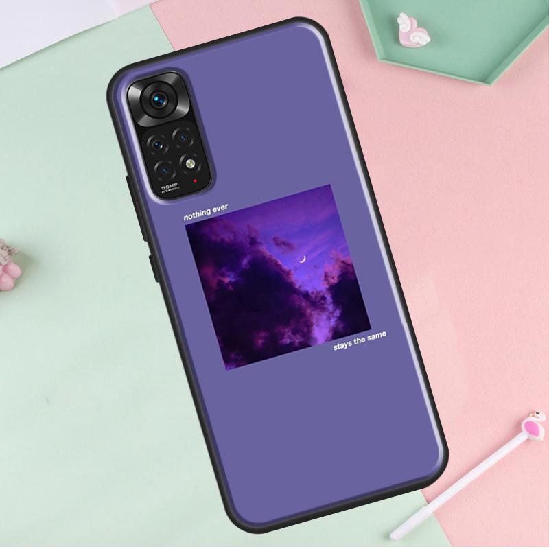 

Фиолетовый эстетический чехол для Redmi Note 12 Pro Plus для Redmi Note 10 8 9 11 Pro 12S 11S 10S 9S 9C 10C 12C чехол Redmi 10A