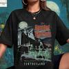 Oversized Vintage Haunted Mansion T Shirt, Stretching Room Shirt