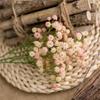 Home Decoration Accessories Fashion Flower Gypsophila Artificial Flowers Artificial Floral Silk Fake Pom Flower Creative Supply