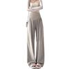 Maternity Wide-Leg Belly Support Pants - Autumn/Winter Fashion, Plus Velvet