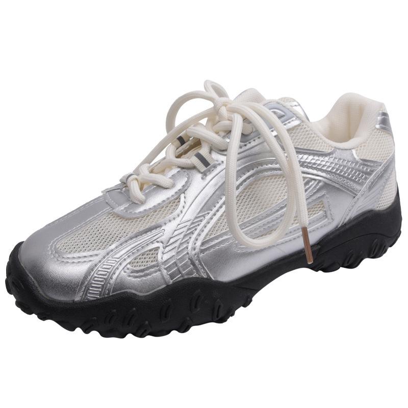 Tennis Lace-Up Hike Shoes Sneakers Cross-Tied Comfort Casual Flats Shoes Woman High Quality Sport Shoes Female Sneakers