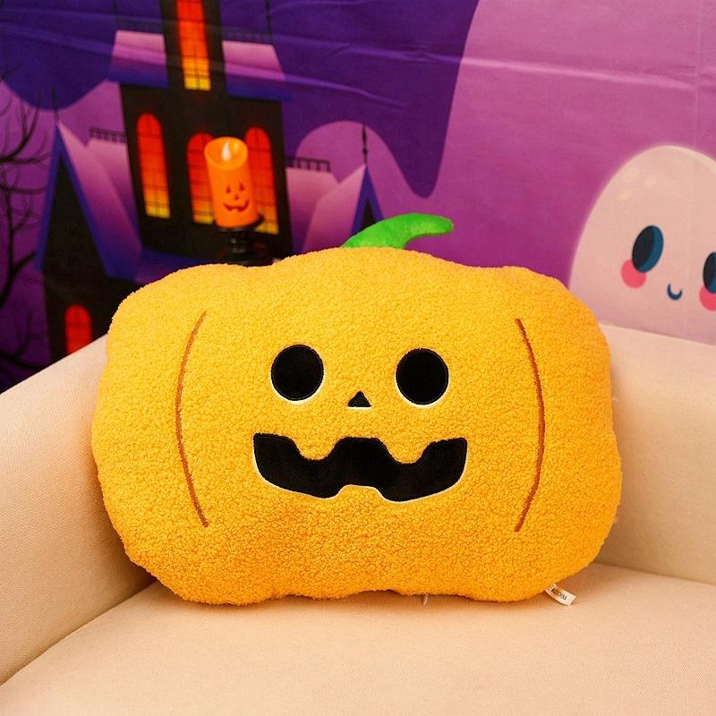 Halloween Series Pillow Pumpkin Horror Eyeball Lollipop Ghost Stuffed Plush Hugging Pillows Happy Halloween Home Sofa Cushion