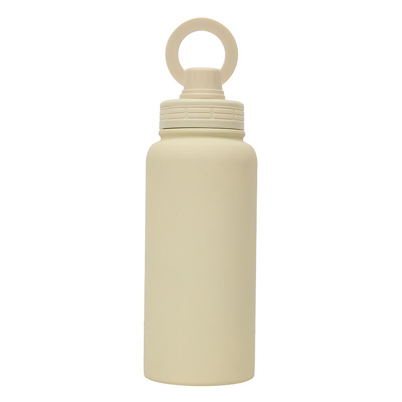 Large Capacity 1L Thermos Cup, Mobile Phone Magnetic Suction Bracket Water Cup, High Value Stainless Steel Outdoor Sports Water Cup