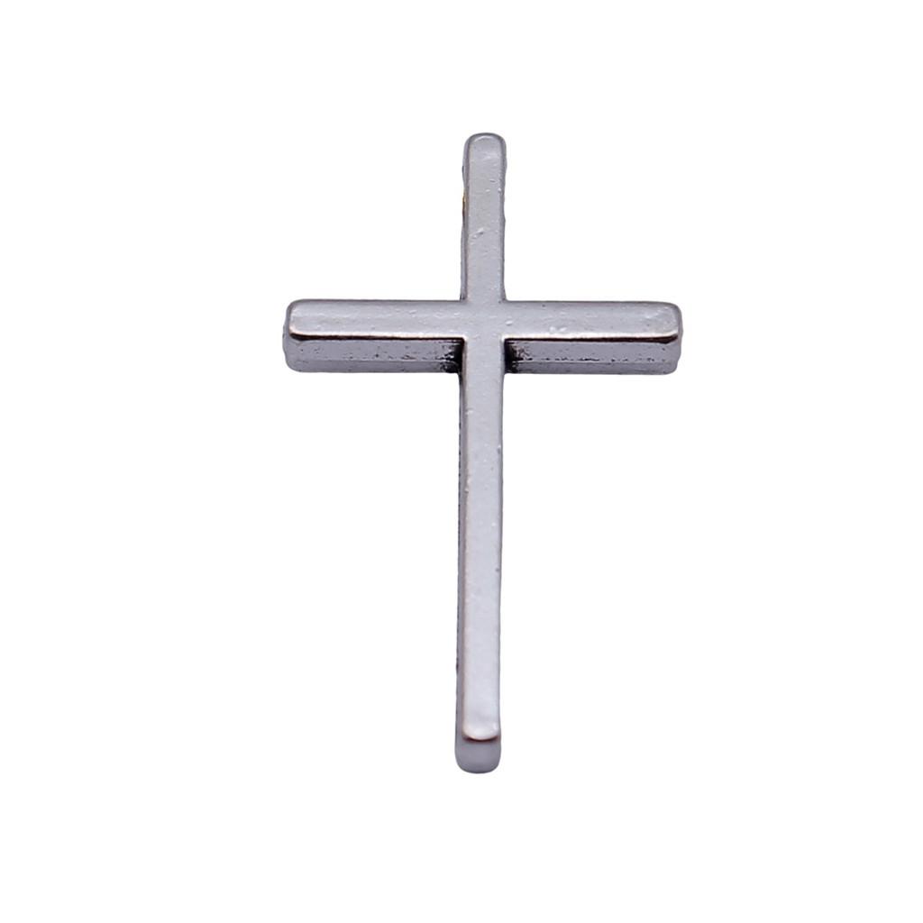 Pingentes de Cruz Clássica em Liga de Metal Multicor Para Joias Cristãs Minimalistas