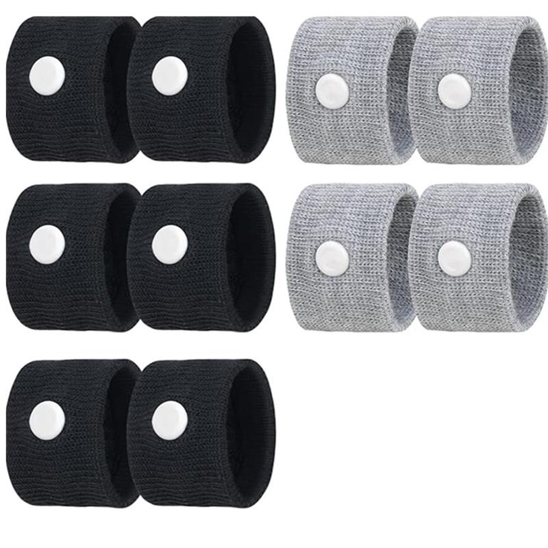 Браслеты от тошноты для детей и взрослых Браслеты от укачивания Средство от утренней тошноты для беременных женщин Акупрессурный браслет от тошноты 5 Pair