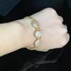 Natural Freshwater Pearl Bracelet Three Pearl Winding Hand Inlaid Bracelet