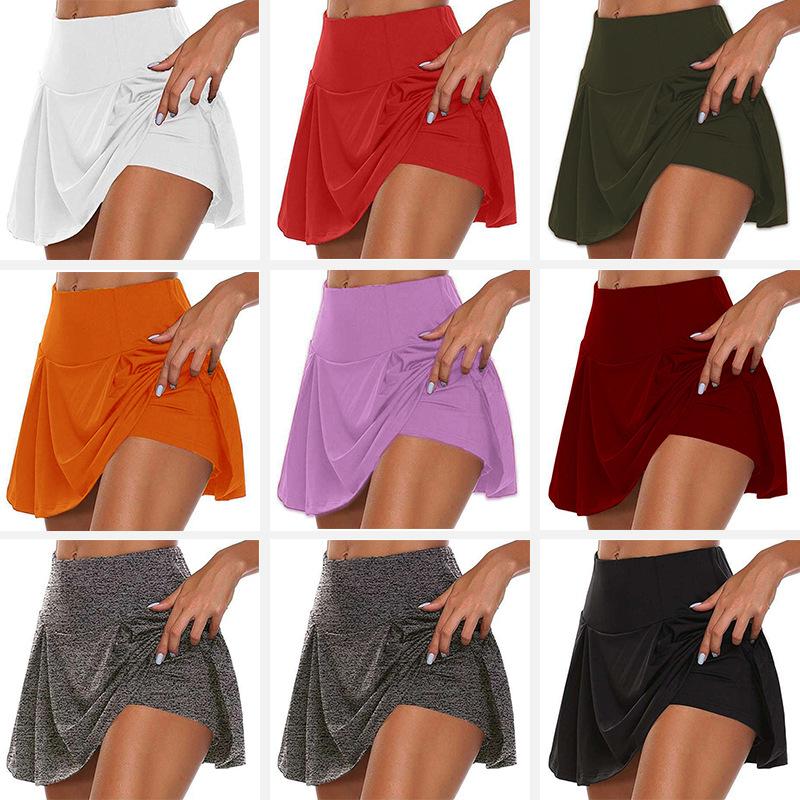 Codzienne spodenki sportowe Spódniczki Spodenki do biegania Damskie Letnie Oddychające Spodenki potowe Seksowne Spodenki z wysokim stanem Krótkie spodnie Outdoorowe Spodenki jogger
