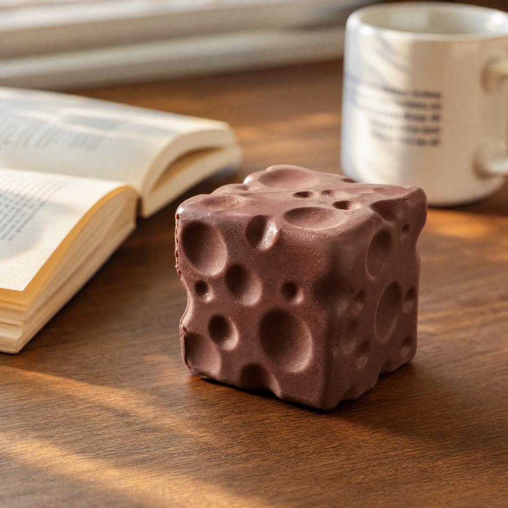 Stress Toy - Chocolate Shape, Soft Filled Toy for Adults and Kids