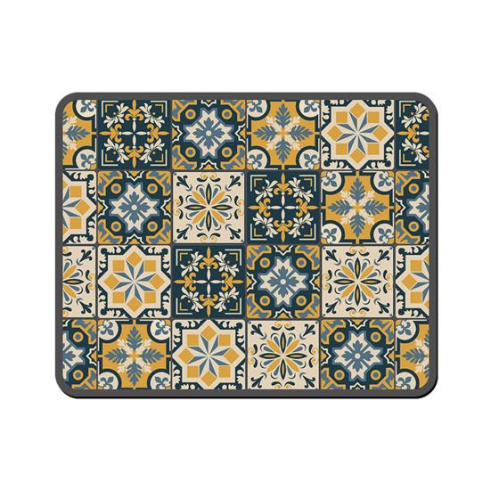 Placemat Retro Printing Rapid Absorption Coaster Non-Slip Base Easy To Clean Minimalist Design Coffee Cup Mat