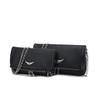 ZV Diamond-Studded Winged Crossbody Rivet Handbag - European & American Women's Fashion Bag