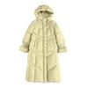 European down jackets for women's new high-end fashion over the knee hooded long thickened winter popular coat tide