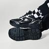Kappa Fabric Synthetic Leather Trendy Comfortable Versatile Casual Low-Top Dad Shoes Unisex Sneaker Black K0DZ5MC39-990