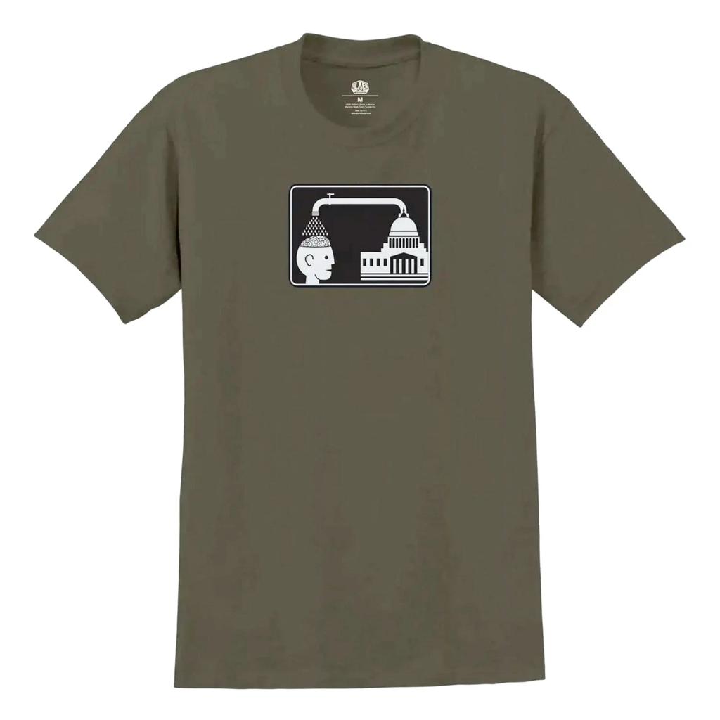 Alien Workshop Skateboards Shirt Brainwash Olive