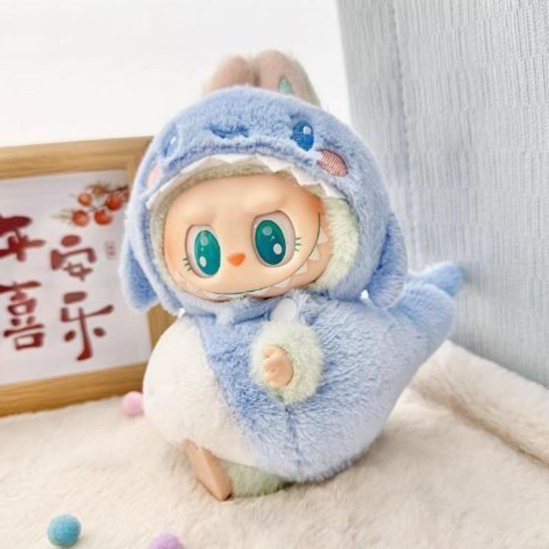 17 Baby Clothes, First, Second, Third Generation Plush Dolls, Vinyl Clothes, Dinosaur Pendant, Cute Shark Bee Set, Baby Clothes