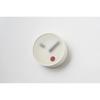 Lemnos Analog Wall Clock, Kehai, Plaster Aluminum, White, KM22-01 WH, Diameter 130mm X Thickness 55mm